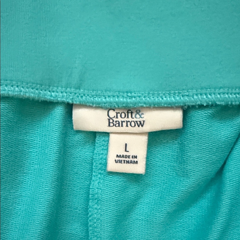 Croft & Barrow Women's Teal Bermuda Shorts - Picture 2 of 3
